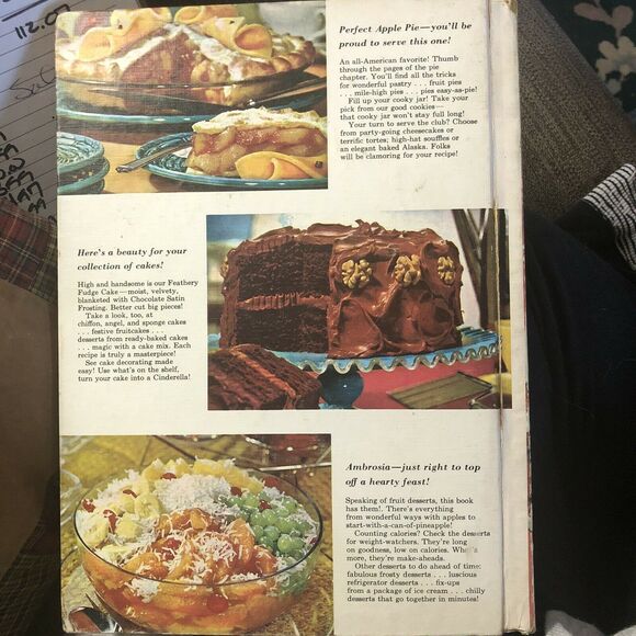 Better Homes & Gardens Dessert Cookbook Meredith Press 1968 Vintage Great Photos - Picture 2 of 8